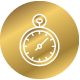 icone montres doré