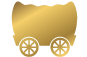 icone carriole doré